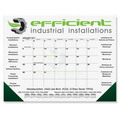 Calendar Desk Pads (Black Preprinted Calendar) 1 or 2 Color